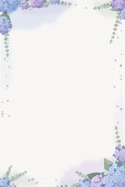 Convite de casamento Hortênsias