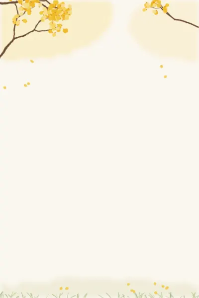 Convite de casamento Ipê amarelo