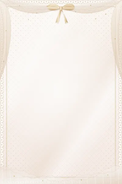 Convite de casamento Organza e seda