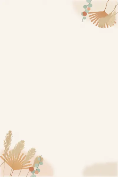 Convite de casamento Boho pampas