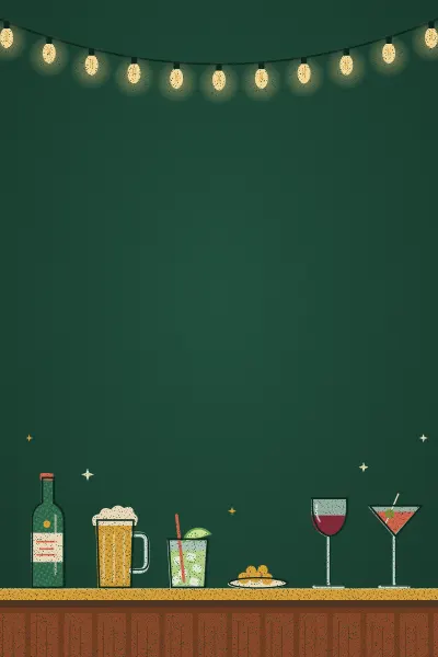 Convite de chá bar Bar retrô
