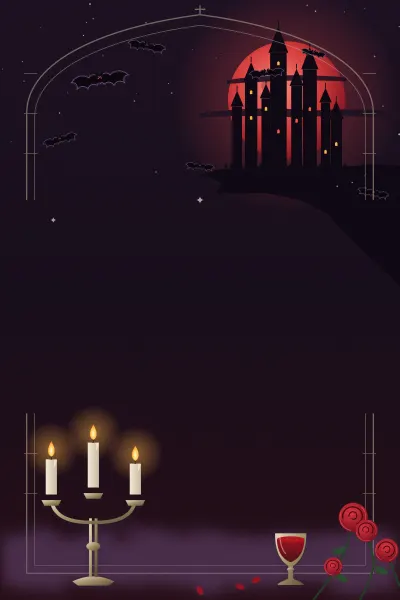 Convite de aniversário Noite do vampiro